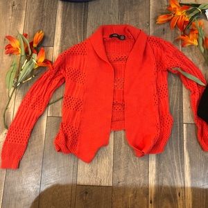 Orange Cardigan